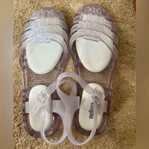 New Melissa Women’s Possession Sandals Jelly Sandal Clear